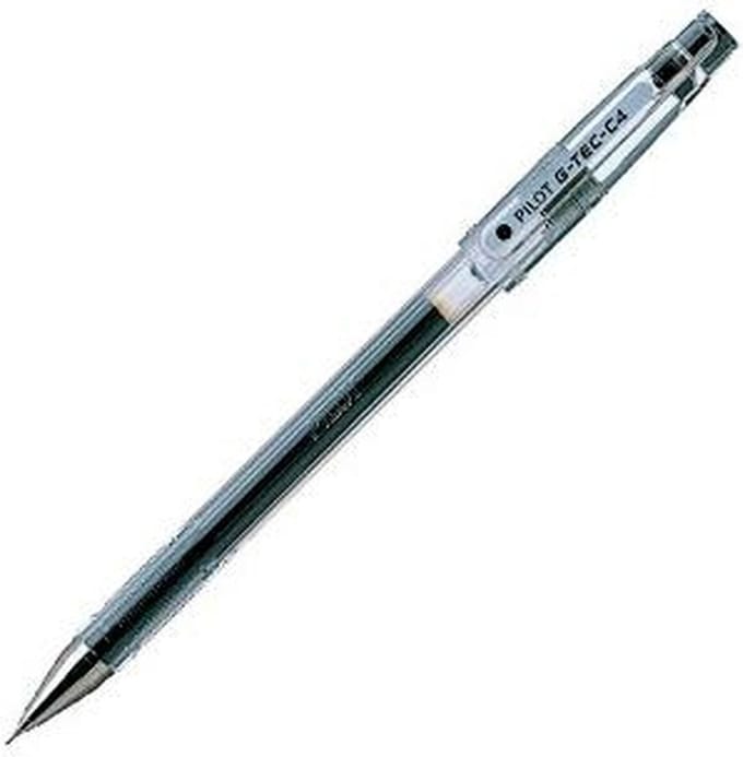 Gelpen Pilot G-Tec C4 0,2 mm Zwart Naald (12 Stuks)