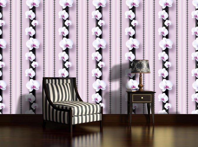 Flowers Floral Photo Wallcovering