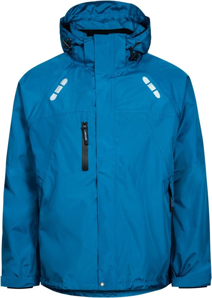 Blauwe ademende regenjas van Lyngsøe Rainwear XXL