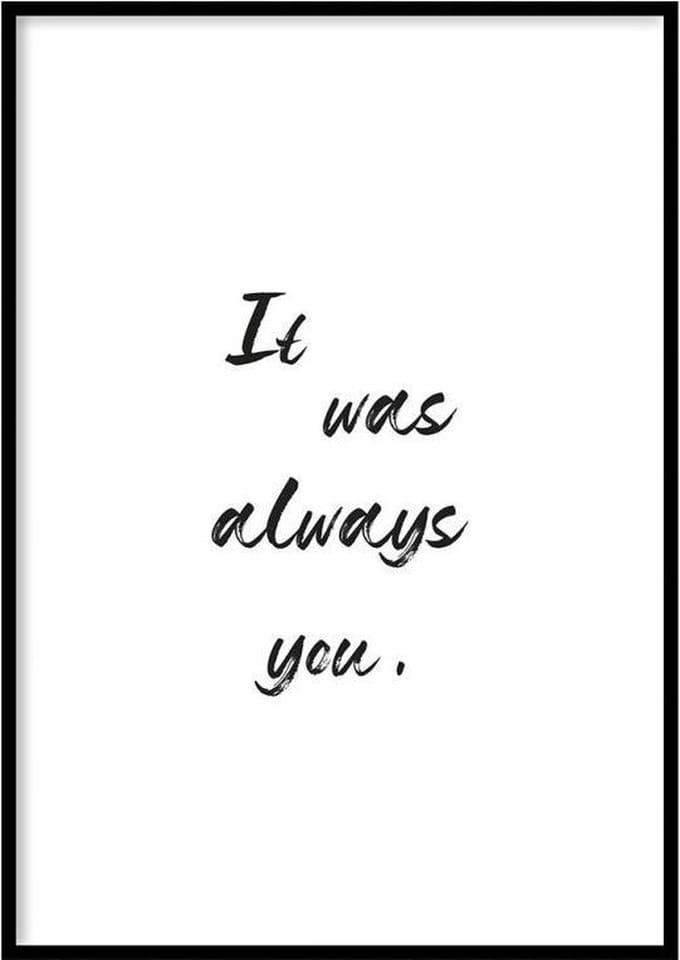 Poster You - 30x40 cm - Liefdes Poster - WALLLL