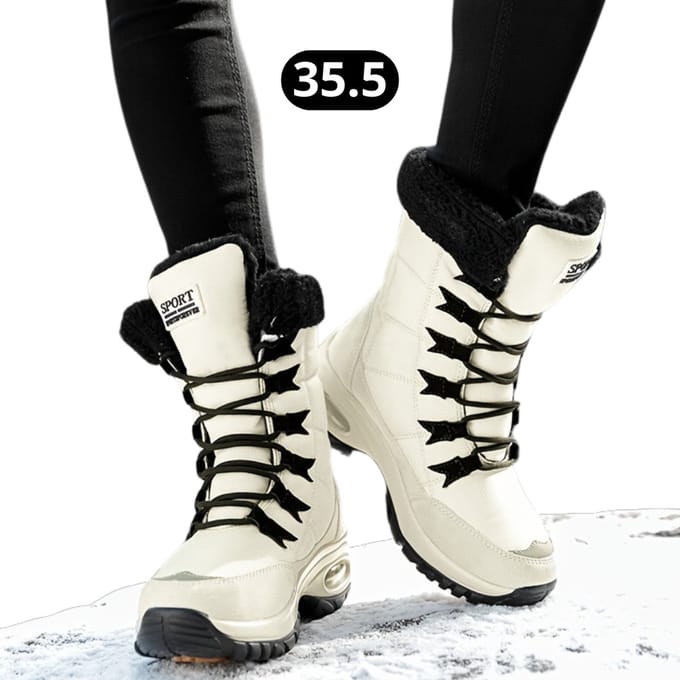 Nivard Sneeuwboots - Sneeuwschoenen - Snowboots - Wintersport - Dames - Ski Gadgets - EU35.5 - Wit