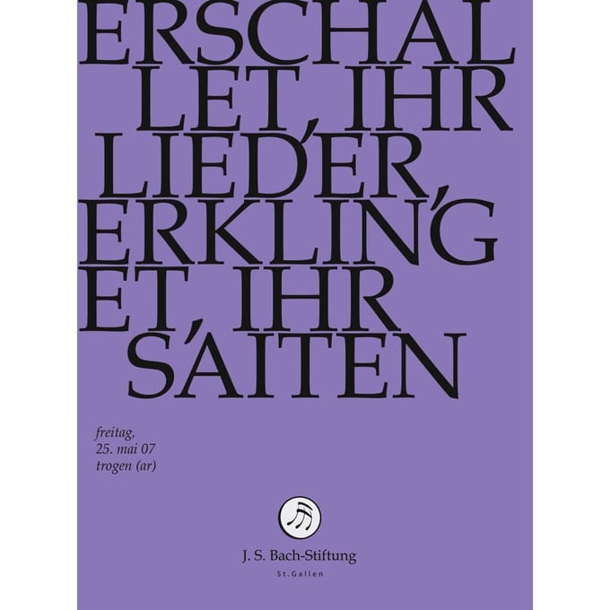Chor & Orchester Der J.S. Bach-Stiftung, Rudolf Lutz - J.S. Bach: Erschallet, Ihr Lieder, Erkli (DVD)