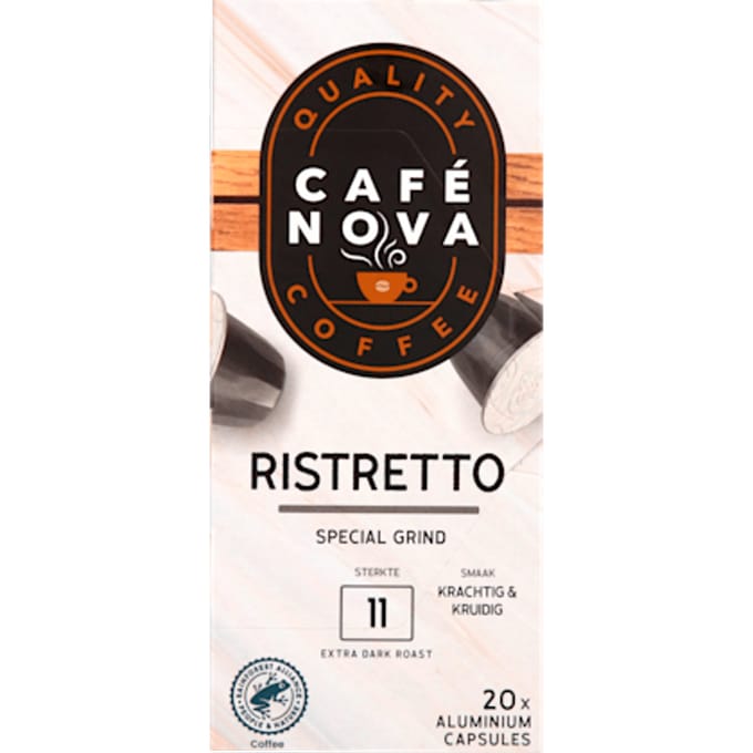 Koffiecups ristretto sterkte 11