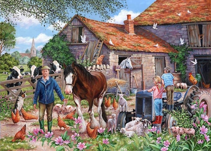 Macdonalds Farm Puzzel 500 XL stukjes