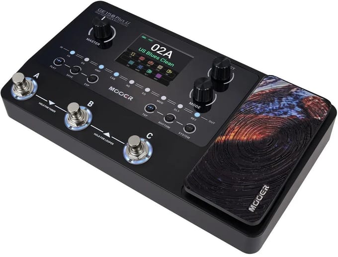Mooer GE150 Plus Li multi-effectpedaal met oplaadbare accu