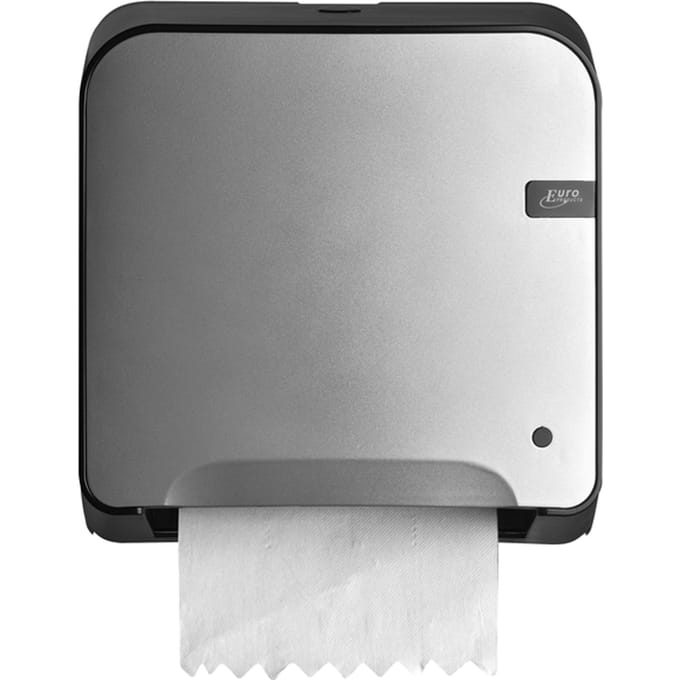 Handdoekroldispenser Quartzline Q14 Matic XL klein zilver 441199