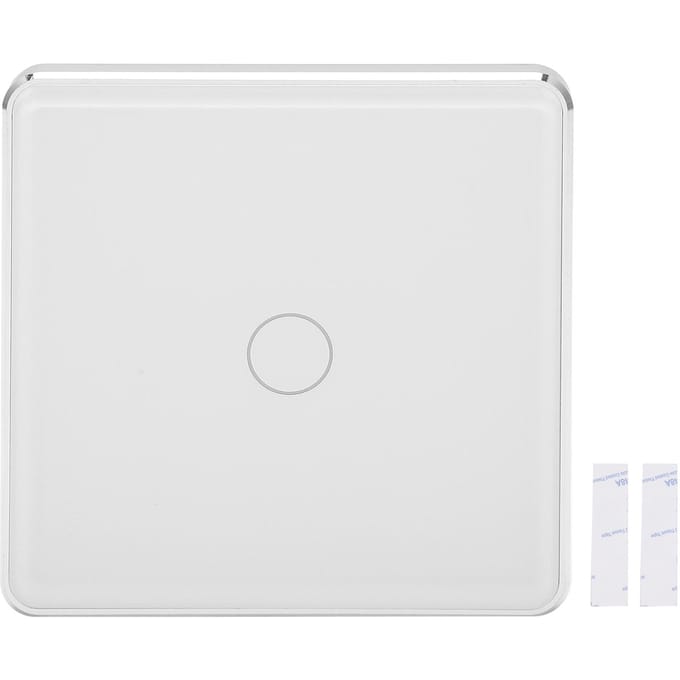 Slimme Lichtschakelaar 1?Way Draadloze Touchpaneel Afstandsbediening met Timerfunctie voor Tuya Zigbee white