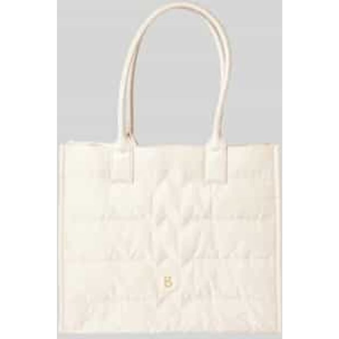 Handtas met labeldetail, model 'wallis'