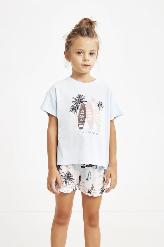 Nautica - Kinderen Pyjama Short Set - 7/8