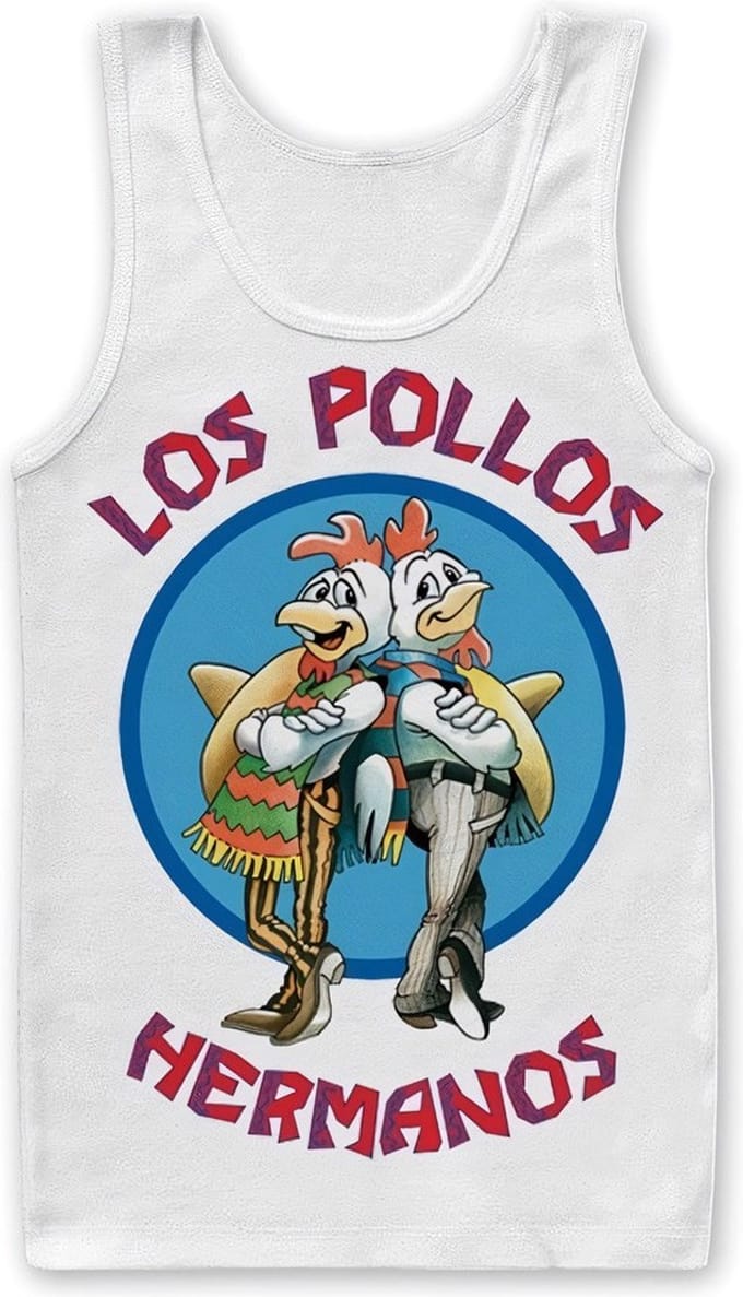 Breaking Bad Los Pollos Hermanos tanktop White