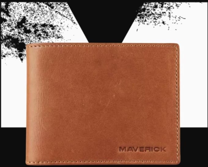MAVERICK LEDEREN BILLFOLD RFID MET RITS EN EXTRA KAARTVAKKEN NEW MEN