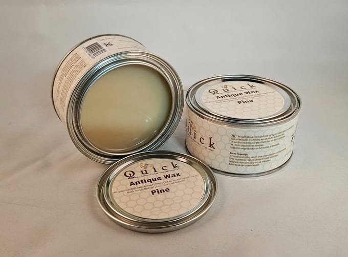 Quick wax (antiekwas, boenwas, Terpentijnwas) Grenen (Pine) 375 ml