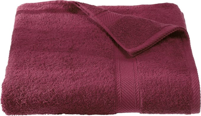 De Witte Lietaer Strandlaken Helene Beet Red 100 x 200 cm - Katoen