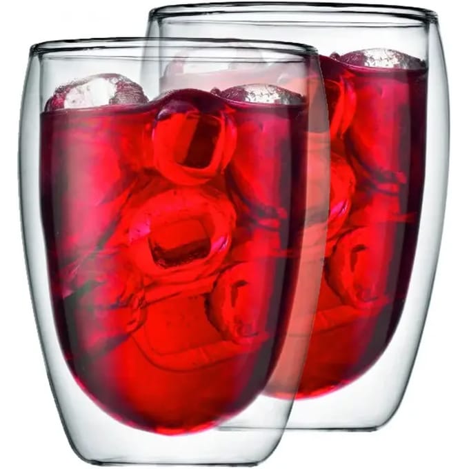 set van 2 dubbelwandige glazen 35cl - bodum - 4559-10