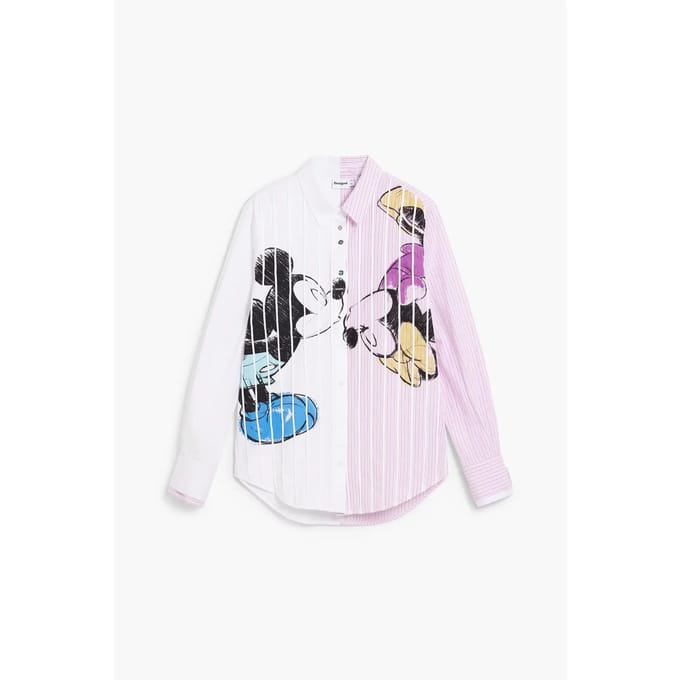 Dameshemd met lange mouwen Desigual Lovit Disney