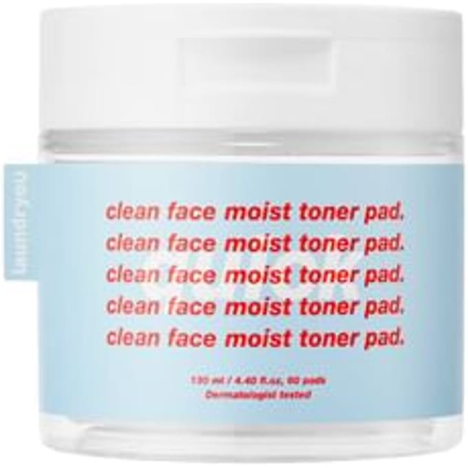 laundryou - Clean Face Moist Toner Pad Quick 60 pads