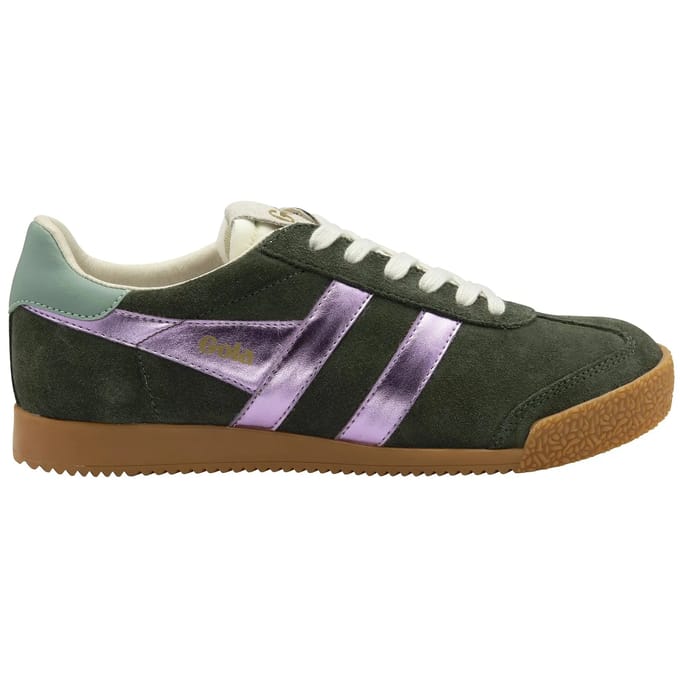 Suède damesschoenen Gola Elan Glitz