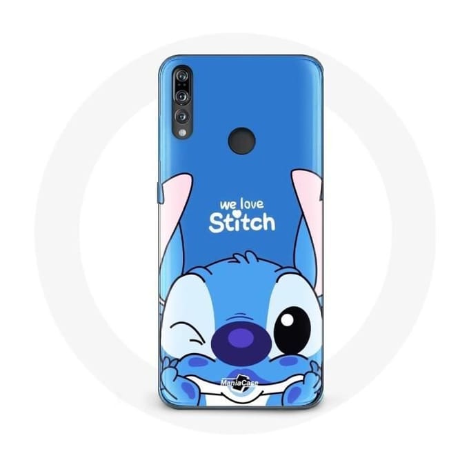 Coque - Huawei - P30 Lite - Stitch mignon - Souple - Protection enfant bleu