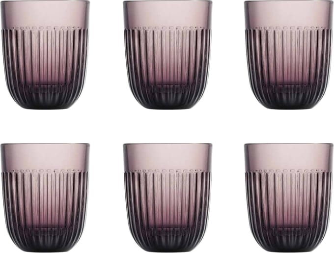 La Rochere - Oussant Aubergine Tumbler 29CL SET6 D8XH9,5CM