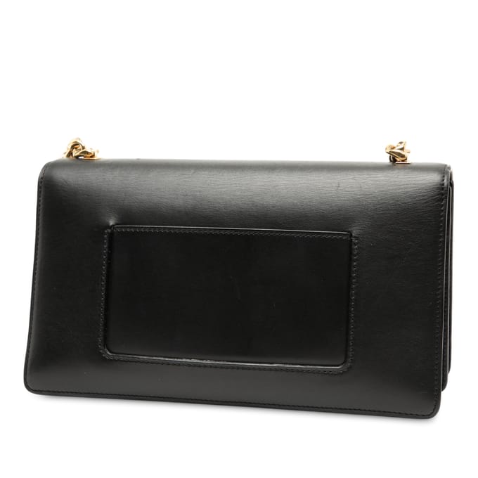 Tweedehands Kleine Leren Tas Ketting Flap