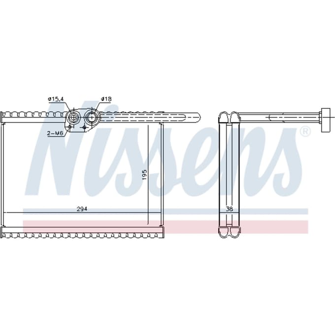 Verdamper, airconditioning NISSENS 92324