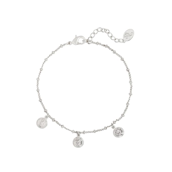 Jomide Armbandje Zilver Cute Coins - Dames
