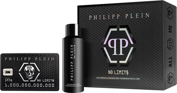 Philipp Plein No Limits parfum Giftset voor heren - 90 ml eau de parfum + 150 ml bodyspray