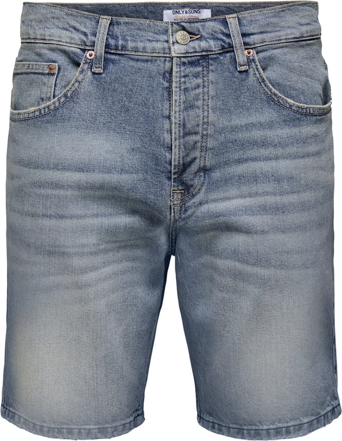 ONLY&SONS - ONSEDGE PER LBT 6966 DOT DNM SHORTS NOOS - Heren - Bermuda shorts