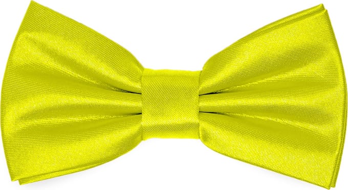 Ladeheid Smal Vlinderdas - Strikjes voor Kinderen - Lengte: 10 cm, Breedte: 5 cm - Geel - LA-EA-BKS
