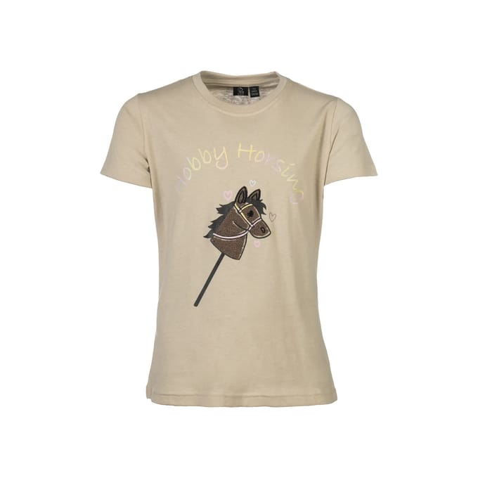 T-shirt meisje HKM Kids Hobby Horsing Rainbow