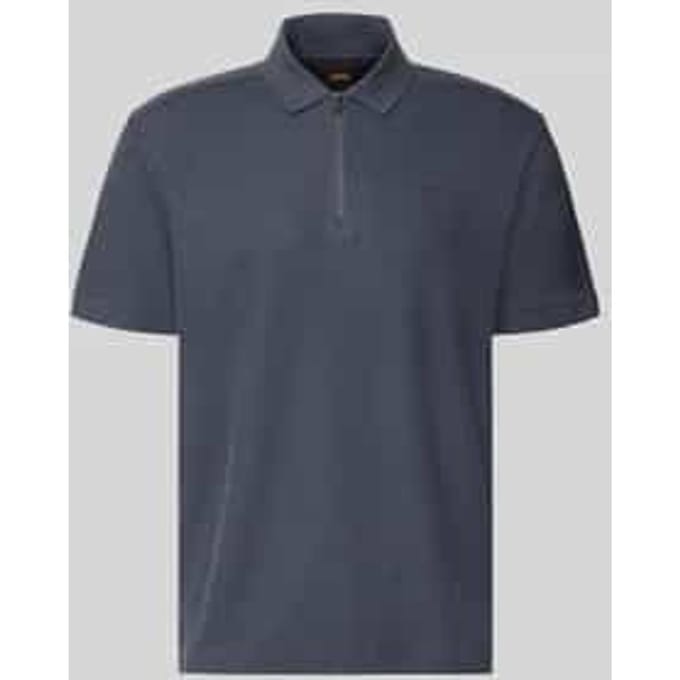 Regular fit poloshirt van 100% katoen model 'Pe_RibNylon'