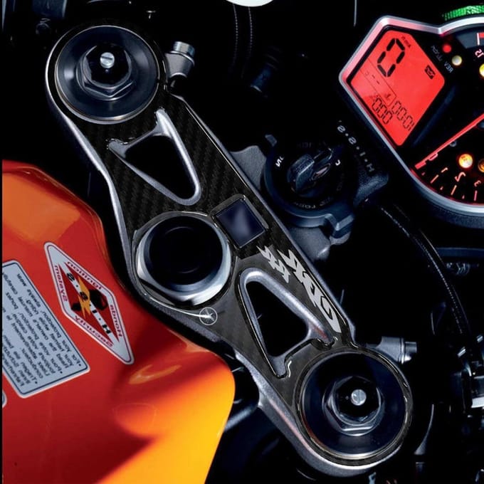 Motor Sticker Set - Motor Bescherming - Motor Personaliseren - 3D Hars Gel - Voor CBR 1000 RR - Wit