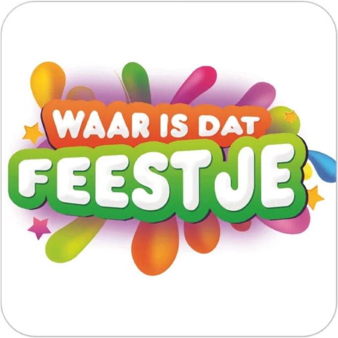 bierviltjes 'WAAR IS DAT FEESTJE' ( 25 STUKS)