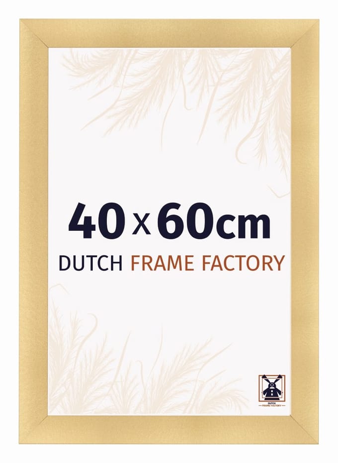 Fotolijst 40x60 cm - MDF - Goud Mat - Praag