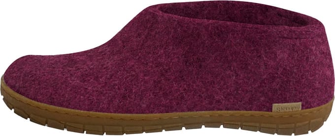 glerups Dames en Heren slippers Naturkautschuksohle