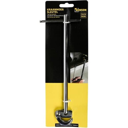 Benson Verstelbare wastafel moertang - chroom vanadium - 31.5 cm - 25 mm sleutelwijdte