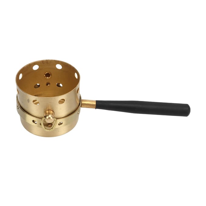 Moxibustion Koperen Kegelbrander Verminder Pijn Moxibustion Doos Set met Geïsoleerde Handgreep voor black