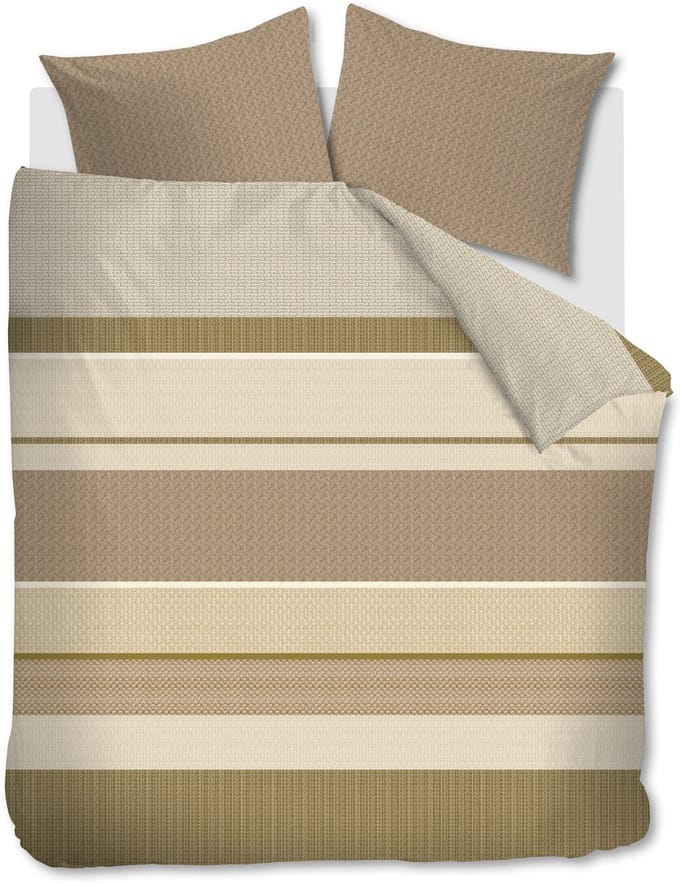 Beddinghouse Hilde dekbedovertrek - Tweepersoons - 200 x 200/220 cm - Naturel