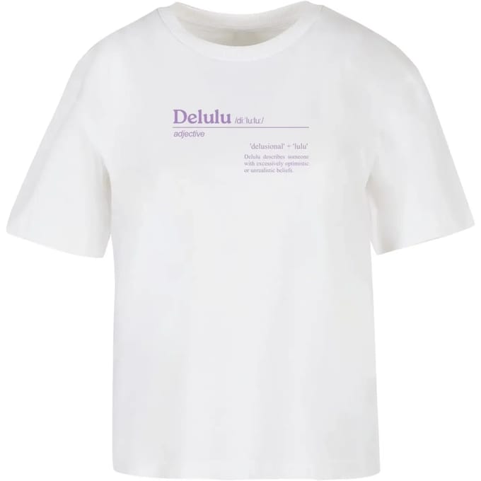 Dames-T-shirt Miss Tee Delulu Definition