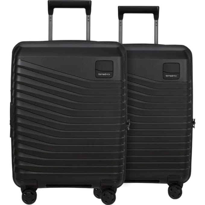 Samsonite Intuo Expandable Spinner 55cm Duo Pack Black