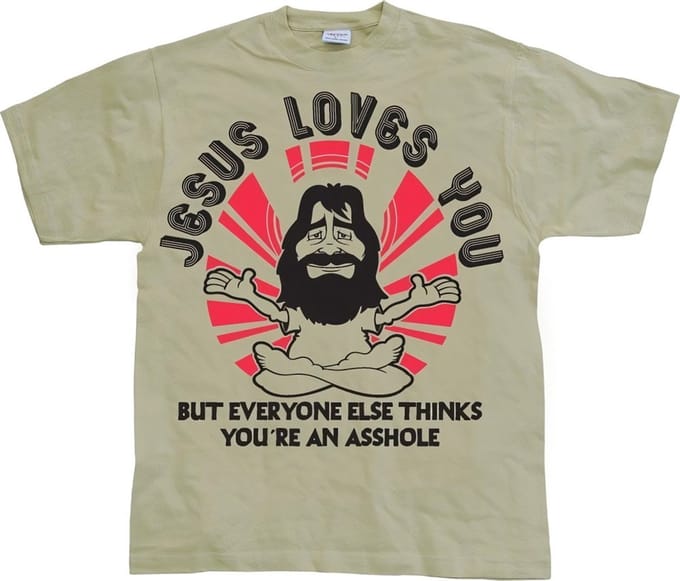 Hybris Jesus Loves You, But Everybody Else... Khaki