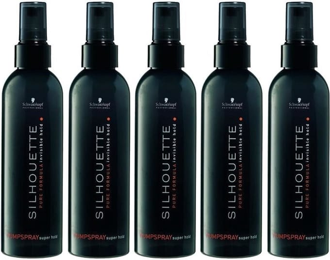 5X Schwarzkopf Silhouette Super Hold Pumpspray 200ml
