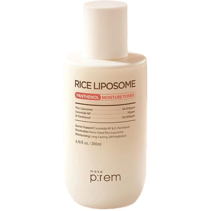 [maak blz:rem] Rice Liposome Panthenol Moisture Toner 200ml beige
