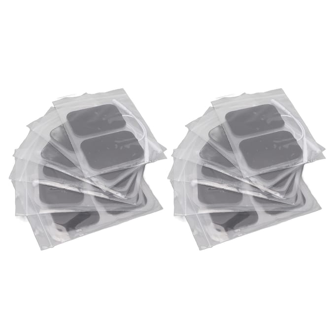 12pcs Électrode Rectangulaire Patch Électrode Auto-Adhésif Accessoire de Remplacement pour TENS white