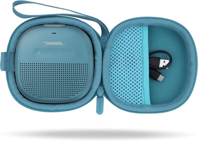 Hard Case voor Bose SoundLink Micro Speaker - Bescherming, Draagbaar en Stijlvol in Blauw
