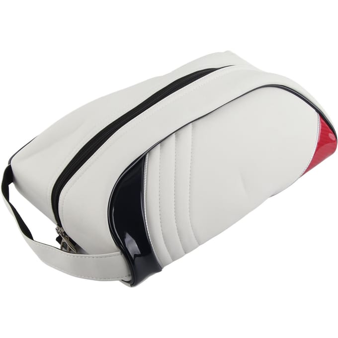 PU Leer Golfschoen Draagtas Thuis Reizen Stofdichte Opbergtas Accessoiretas Wit white
