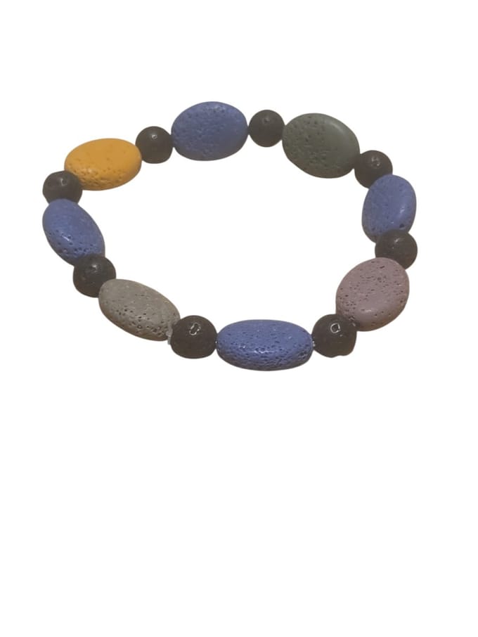 Lavasteen armband