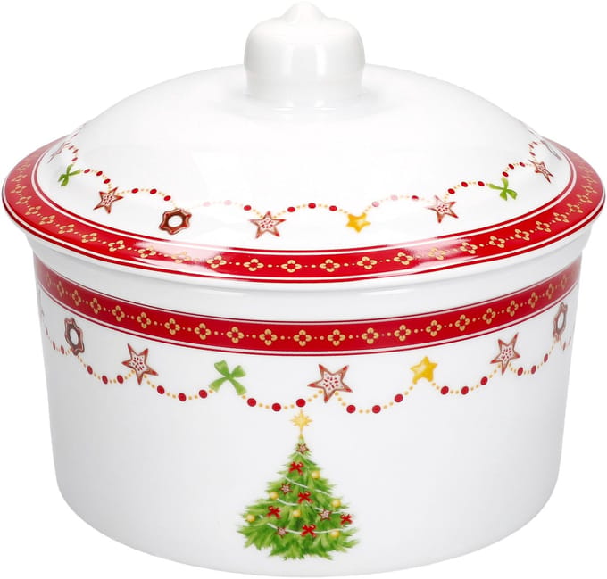 MamboCat Christmas Dream koekblik 960 ml porselein