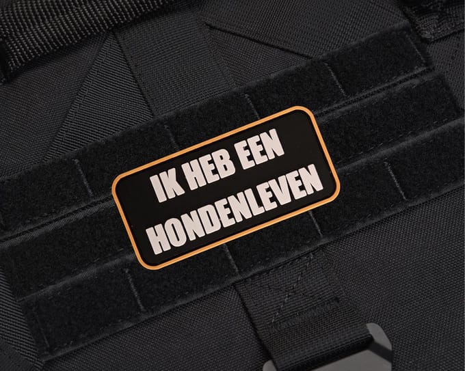 Always Prepared® Hondenleven patch klittenband - 2 stuks - Geschikt voor hondentuigen