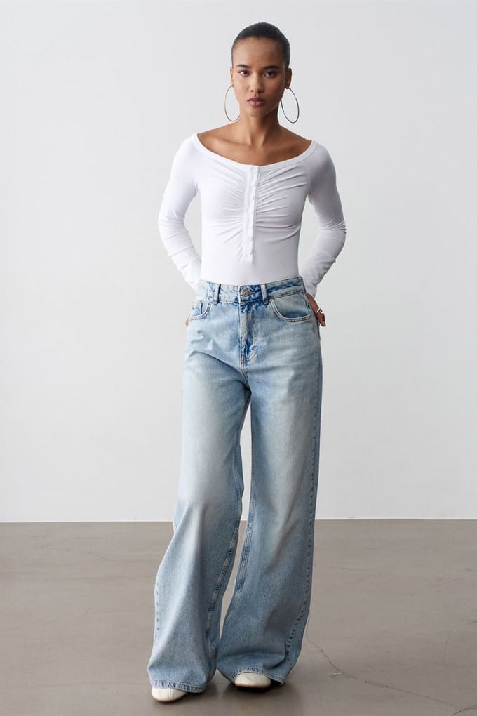 Slim-fit Bootuit Top